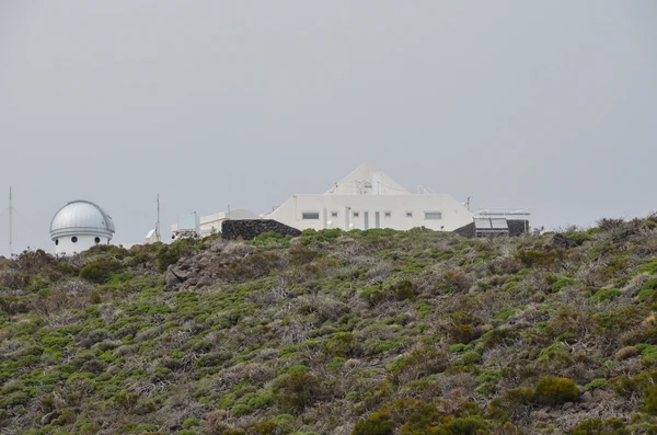 Bewolkte dag in nationaal park el teide — Stockfoto