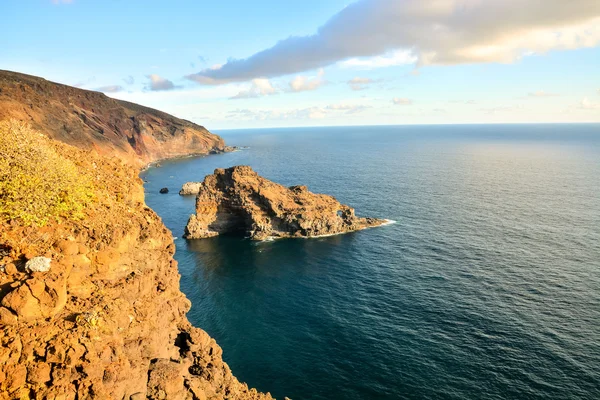 Paisaje marino al atardecer — Foto de Stock