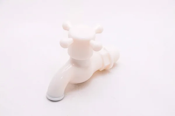 PVC Plastic Water Faucet — Stock Photo, Image
