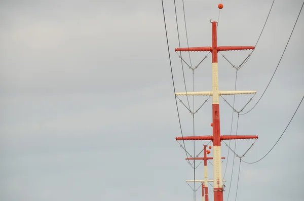 高圧送電塔 — ストック写真