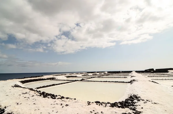 Campo plano de sal — Foto de Stock