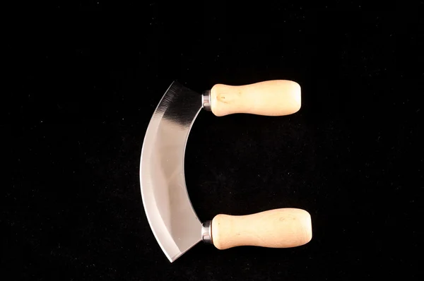 Zakrzywiony nóż metalowy narzędzie — Zdjęcie stockowe
