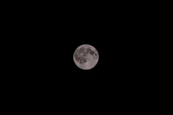 Lua no céu noturno — Fotografia de Stock