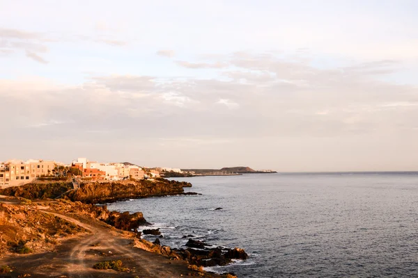 Spiaggia di sabbia oceano — Foto Stock