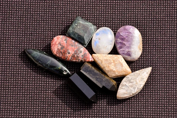 Semi Precious Rock Stone Jewel — Stock Photo, Image