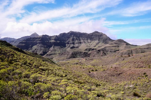 Formation Basaltique de Roche Volcanique à Gran Canaria — Photo