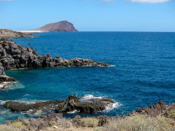 Dry Lava Coast Beach — Stock Photo, Image