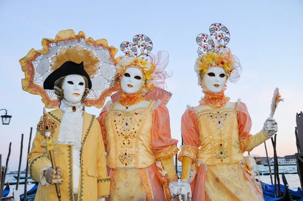 Carnaval tradicional máscara de Venecia — Foto de Stock