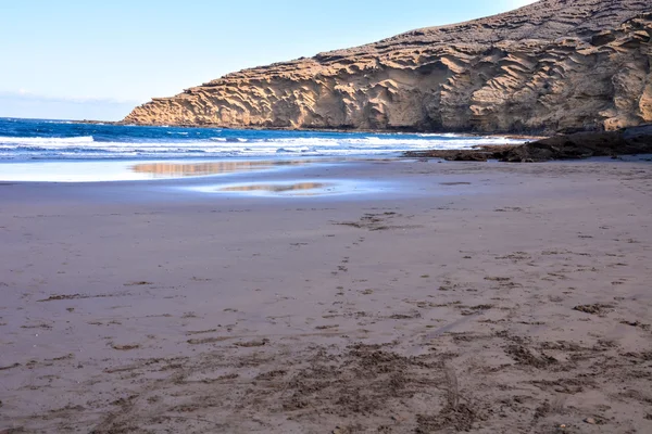 Dry Lava Coast Beach — Stock Photo, Image