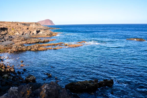 Dry Lava Coast Beach — Stockfoto