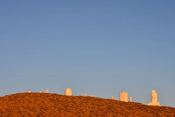 Telescopen van het Astronomisch Observatorium van Teide — Stockfoto