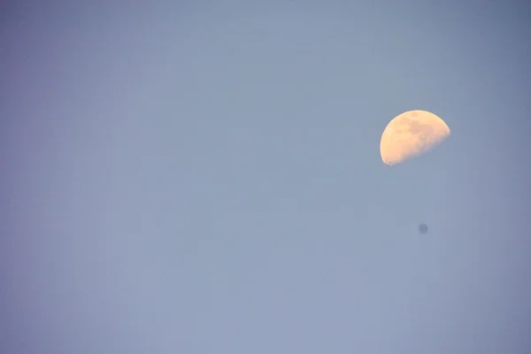 Luna nel cielo notturno — Foto Stock