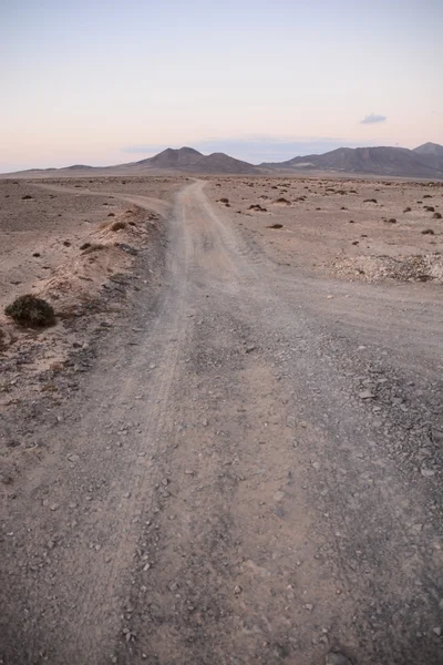 Platteland Desert Dirt Road — Stockfoto