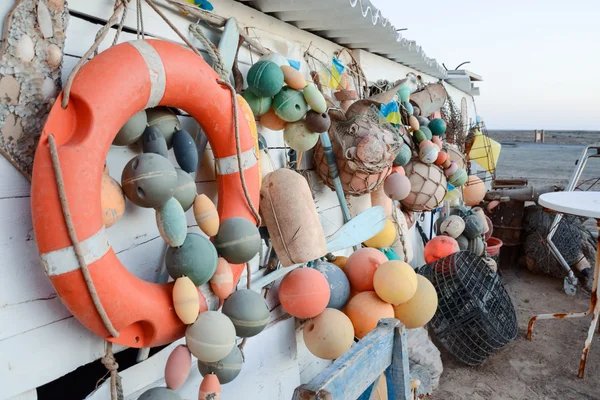 Mořské záchranné bóje záchranný pás — Stock fotografie