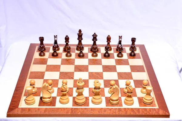 Trä schackpjäs — Stockfoto