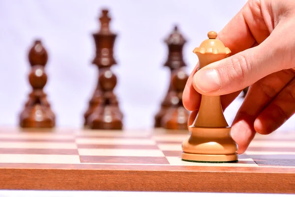 Wooden Chess Piece — Stockfoto