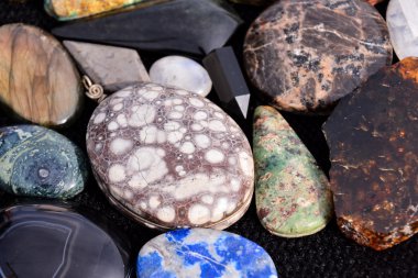 Semi Precious Rock Stone Jewel clipart