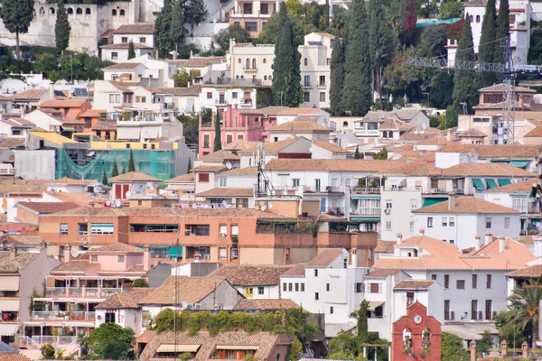 Pohled na historické město Granada — Stock fotografie