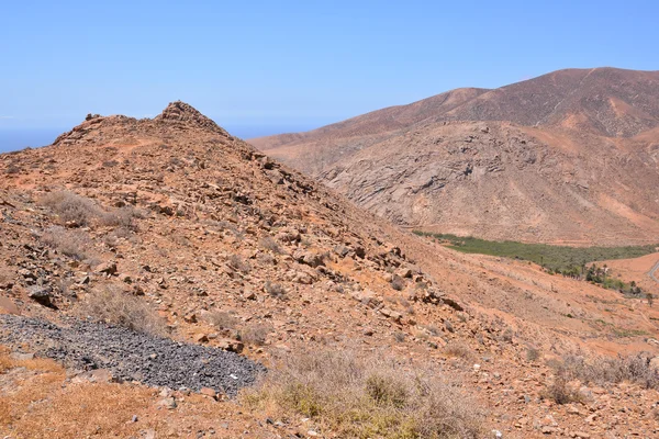 Paisagem seca do deserto — Fotografia de Stock