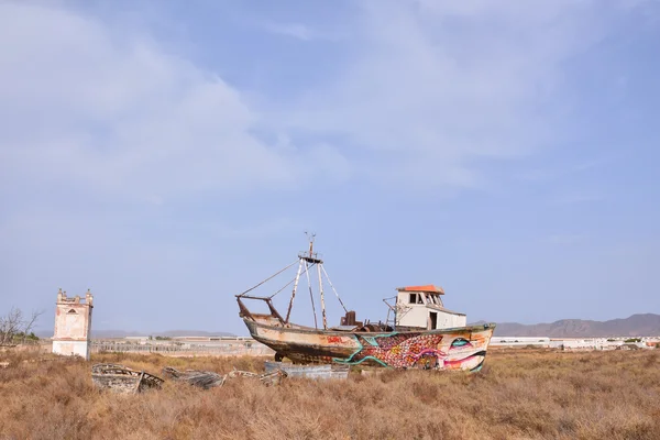Nave vieja abandonada — Foto de Stock