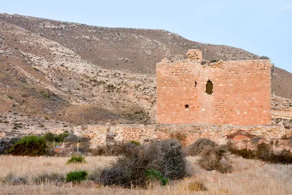 Opuštěný exteriér Desert House — Stock fotografie