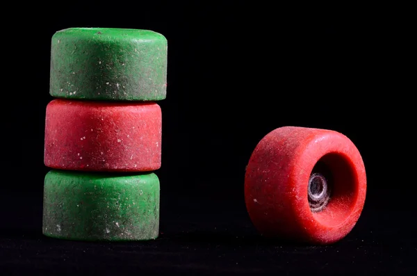 Old Vintage Consumed Skate Wheel — Stock Photo, Image