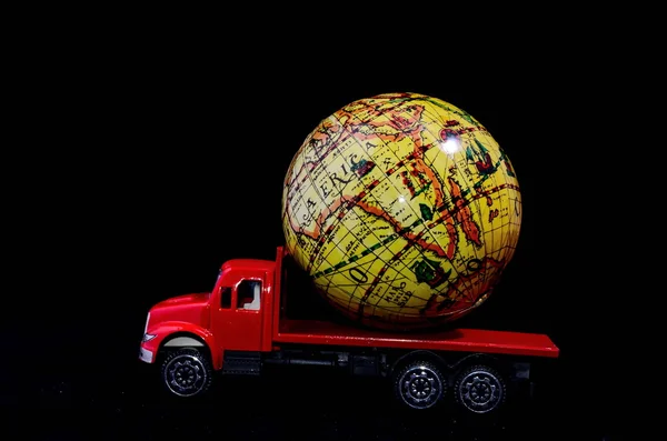 Concepto global de transporte de carga — Foto de Stock