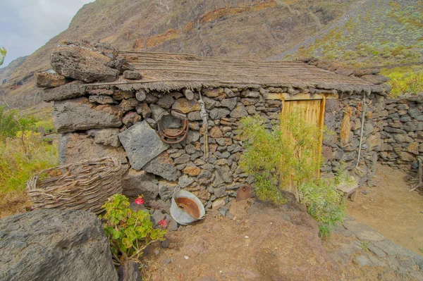 El Hierro Adası terk edilmiş evleri — Stok fotoğraf