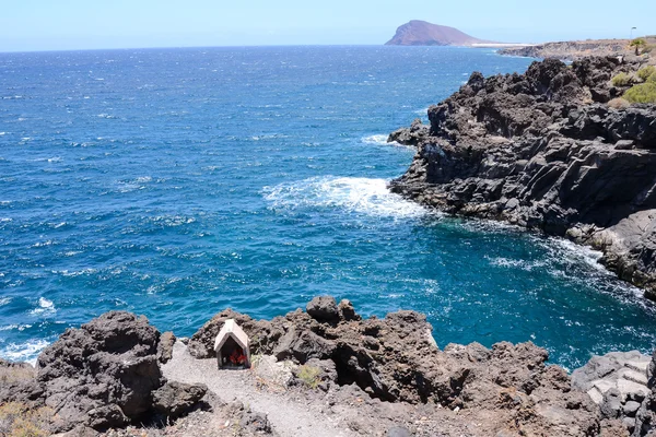 Dry Lava Coast Beach — Stockfoto