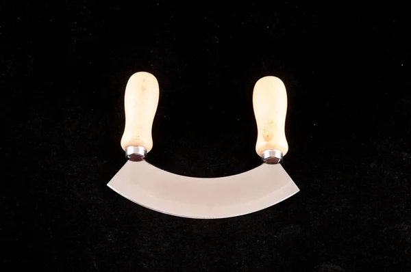 Ferramenta de faca metálica curvada — Fotografia de Stock