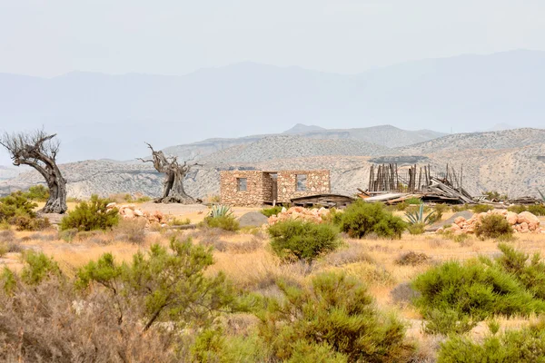 Desert Tabernas i Almería-provinsen Spanien — Stockfoto