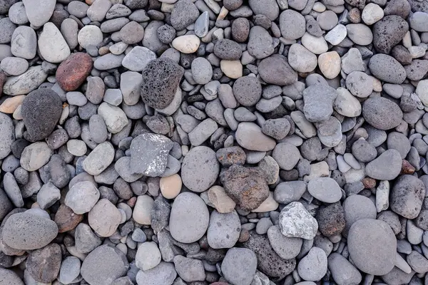 Сухие круглые камни — стоковое фото