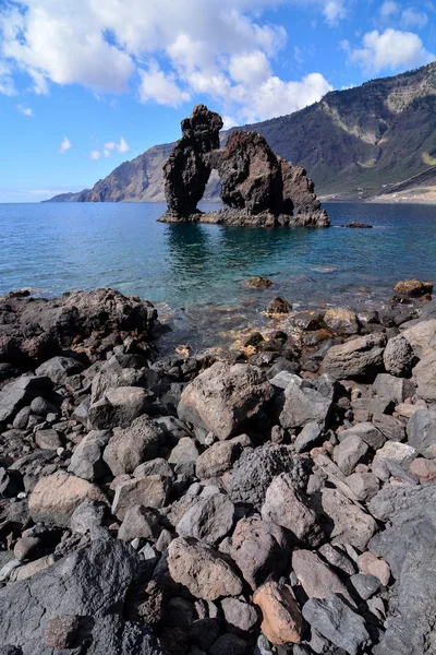 Roque de Bonanza plaży w El Hierro — Zdjęcie stockowe