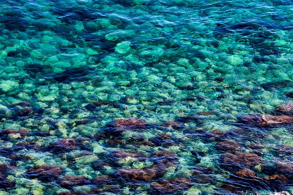 Textura azul da água — Fotografia de Stock