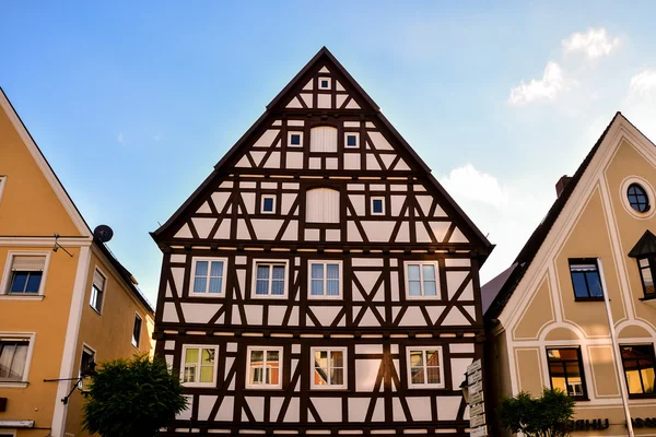 Klassisk arkitektur European Building Village Stockfoto