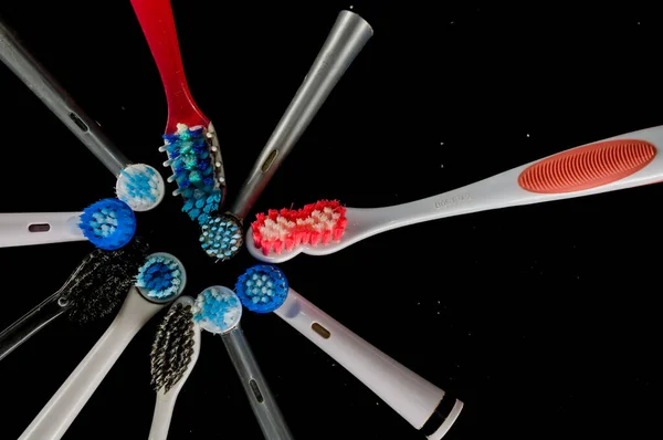 Close-up of toothbrush Object on a Plain Background