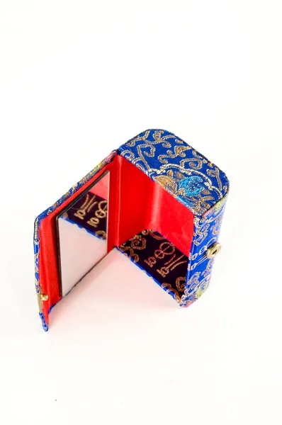 Chinese Vanity Mirror Box on a White Background