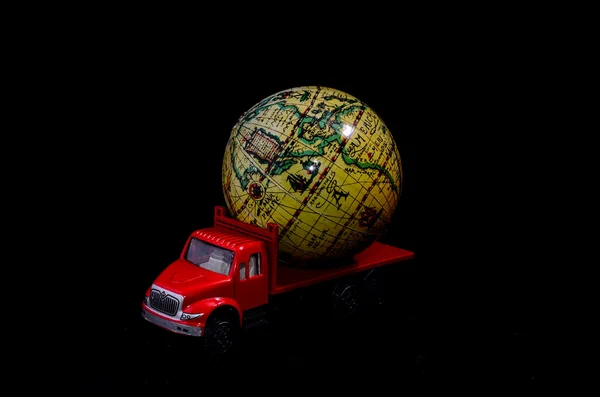 Concepto global de transporte de carga — Foto de Stock