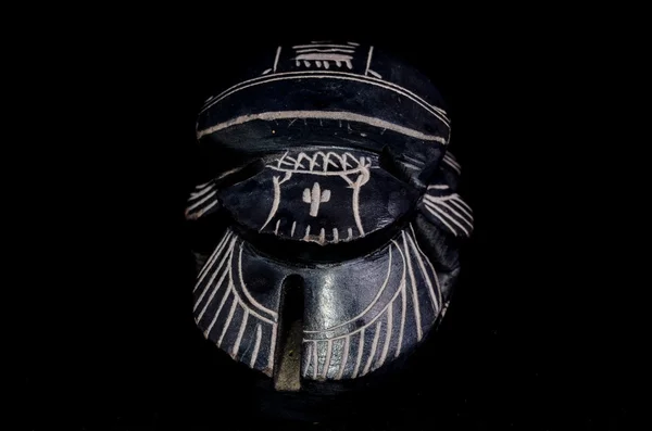 Steinritual ägyptischer Skarabäus — Stockfoto