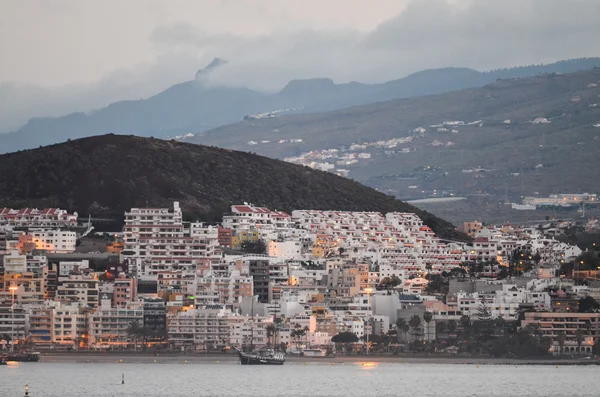 Los Cristianos Ocean miasta — Zdjęcie stockowe