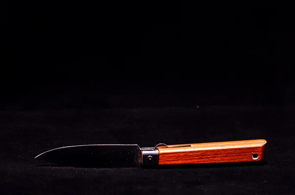 Tipik Vintage ahşap bıçak — Stok fotoğraf