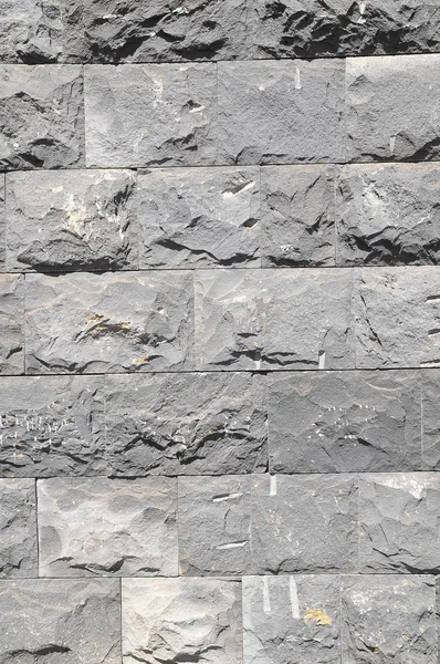 Sort Lava mursten tekstur - Stock-foto