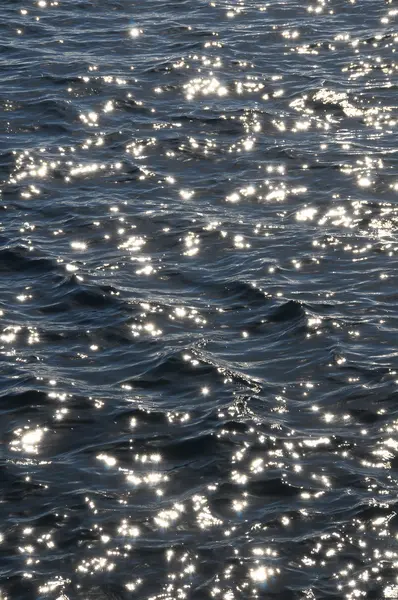 Textura de ondas de água azul — Fotografia de Stock