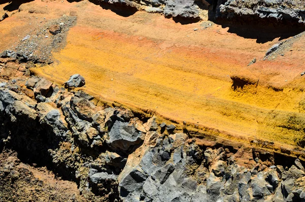 Dry Hardened Volcanic Lava — Stock Photo, Image