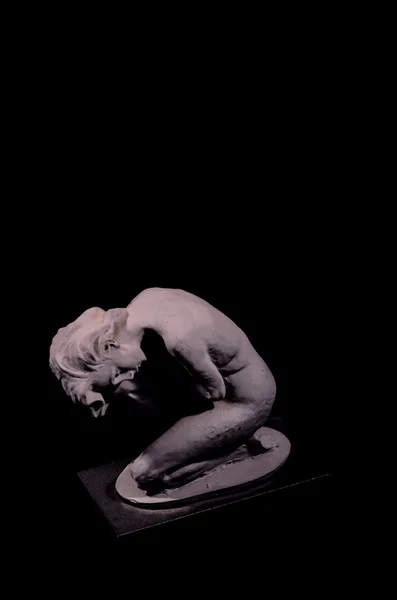 Статуя из глины ручной работы — стоковое фото