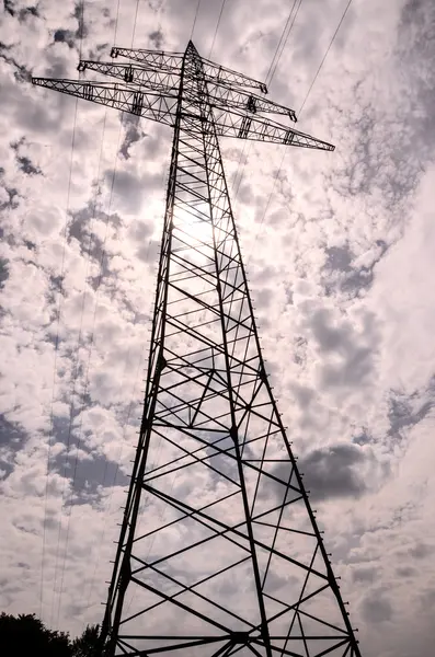 高圧送電塔 — ストック写真