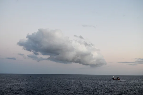 日没時の色雲 — ストック写真