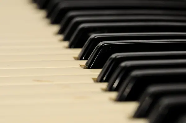 Piano klavier close-up — Stockfoto