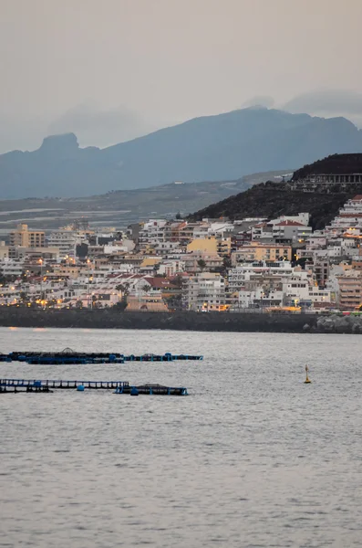 Cidade do Oceano Los Cristianos — Fotografia de Stock