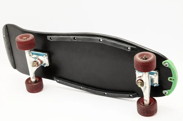 Oude gebruikte houten skateboard — Stockfoto